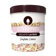 Talenti Layers Confetti Cookie Pint 16OZ-1X8 PK