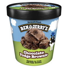 BJ IC CHOC FUDGE BROWNIE 8 1PT
