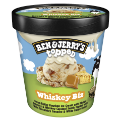 Ben & Jerry's Pint Topp'd Whiskey Biz 16oz 1x8 PK