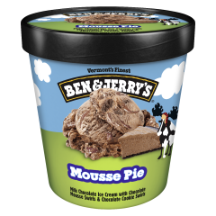 Ben & Jerry's Pint Mousse Pie 16oz 1x8 PK