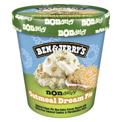 Ben & Jerry's Pint Non-Dairy Oatmeal Dream Pie 16oz 1x8 PK
